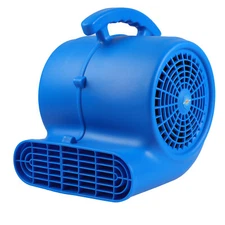 1/3 HP Air Mover Industrial Floor Carpet Dryer Blower Fan w/ Dual Outlet 3 Speed