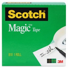 Scotch Magic Tape Refill 1" Core 0.75" x 83.33 ft Clear Offices, Homes, Schools