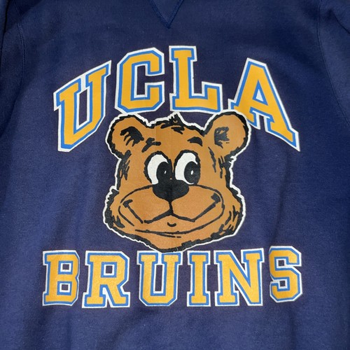 Felpa vintage anni '80 NOS UCLA Bruins Champion taglia large rara dissolvenza del sole - Foto 2 di 10