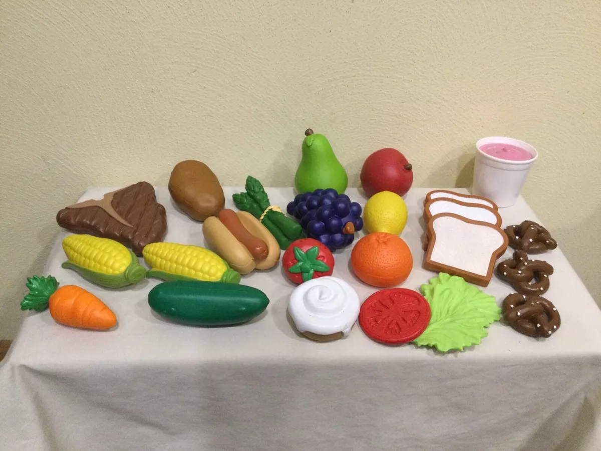 LEARNING RESOURCES REALISTIC HIGH QUALITY PLAY FOOD CUSTOM BUNDLE