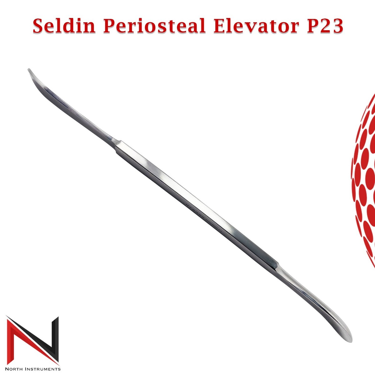 2 Pz Seldin Periosteal Ascensore #S23 7,75 Impianto Retrattore Strumenti Dentali - Foto 7