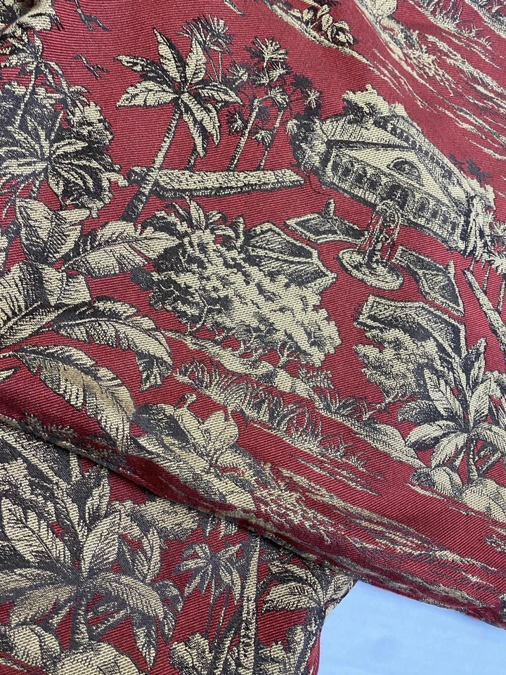 Винтажные наволочки для туалета красно-коричневые наволочки на молнии роскошный принт узор - Изображение 3 из 4