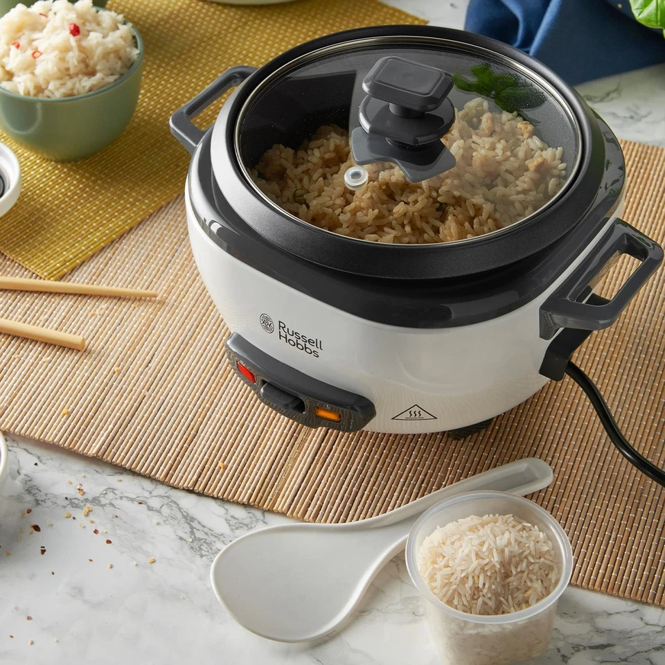 Russell Hobbs Medium Rice Cooker & Steamer, Cooks up to 6 Portions - 27030 - Image 2 of 4