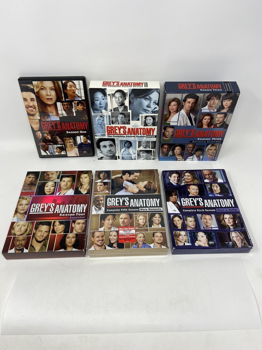Grey's Anatomy [DVD] Seasons 1 - 6 Season 5 Is Sealed | eBay
