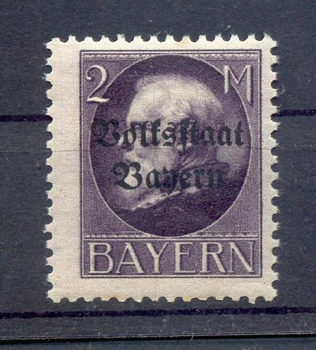 Bavaria 129IA PEACE PRINT MNH MINT 32EUR