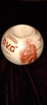 Seltener Raphael Tuck & Sons Ushers Special Reserve Whisky Streichholzhalter R Kipling