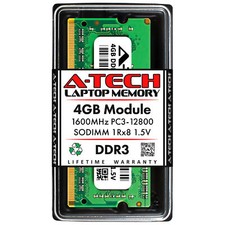 4GB DDR3 PC3-12800 1600MHz SODIMM FUJITSU FPCEM760AP Equivalent Memory RAM