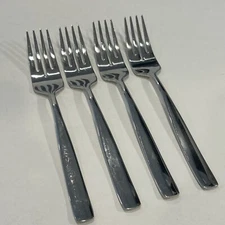 Yamazaki Bolo Salad Forks Glossy Stainless Steel 7 1/8" Set Of 4 Belgrove