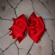 Red Double Stacked Bow