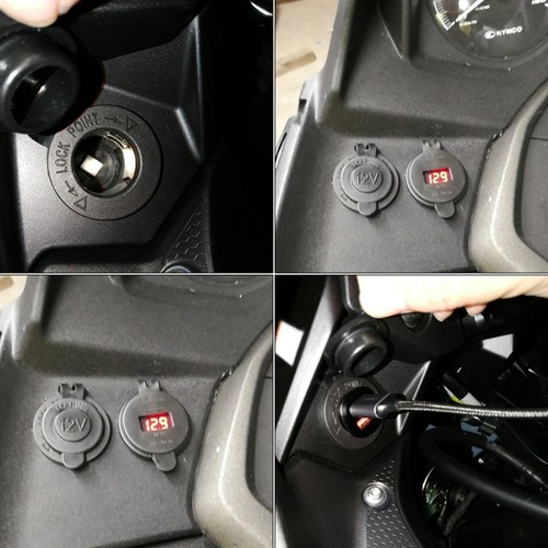 12V Cigarette Lighter Socket Car Motorcycle ATV RV Sockets μз Power Lighter P5E0 - Zdjęcie 11 z 14