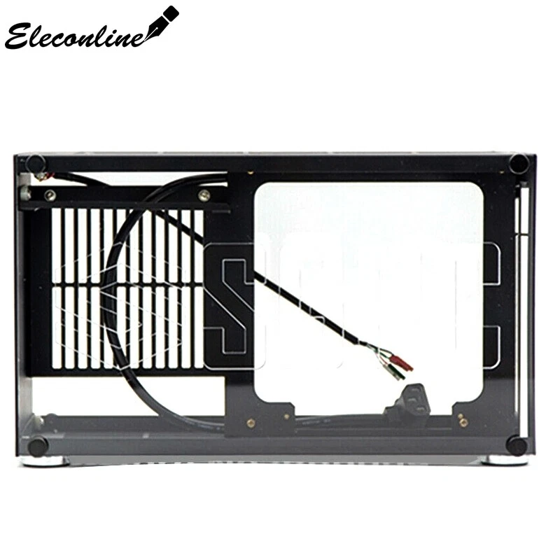 SGPC Mini A4 ITX K55/i5 i7 Aluminum Alloy Game Computer Host SFX Case SILVER NEW - Image 3 of 4