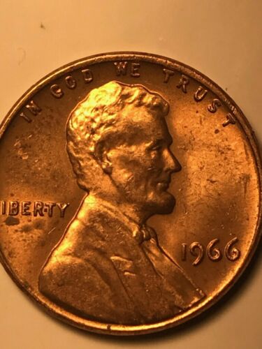 1966 Double Die Obverse Lincoln penny - Picture 1 of 4