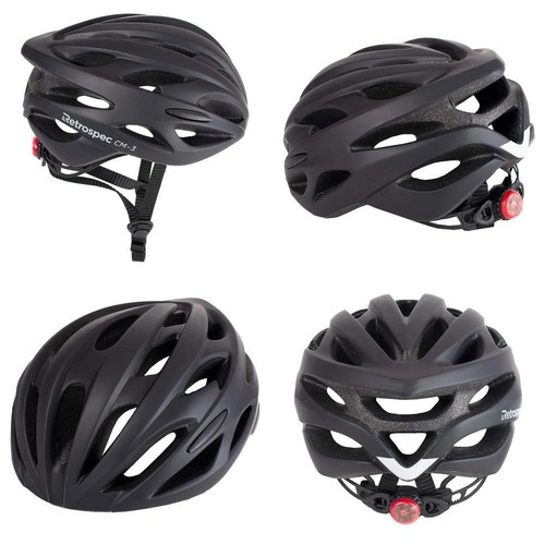 Retrospec CM-3 Bike Helmet with LED 