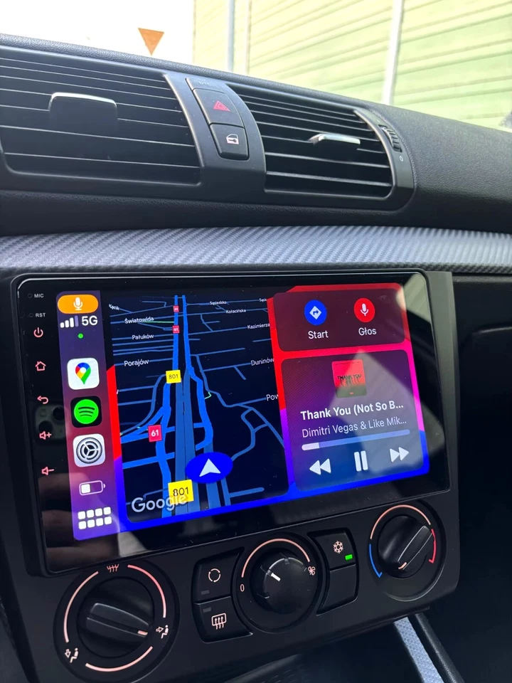 Autoradio stereo Android 9 Pollici per BMW E81 E82 E87 Serie 1 dal 2004 al 2013 - Immagine 4 di 4