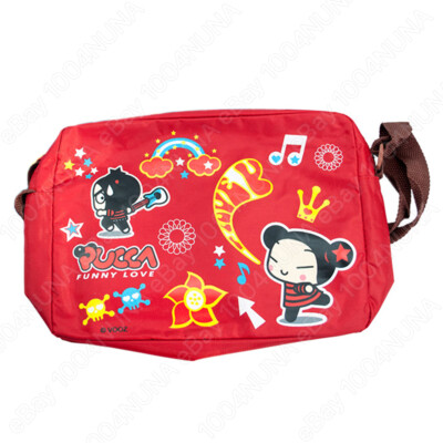 PUCCA Y2K Multi Purpose Zipper Pouch Bag 12inch Travel Cute Kawaii Character