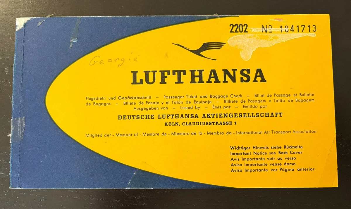 Lufthansa Ticket