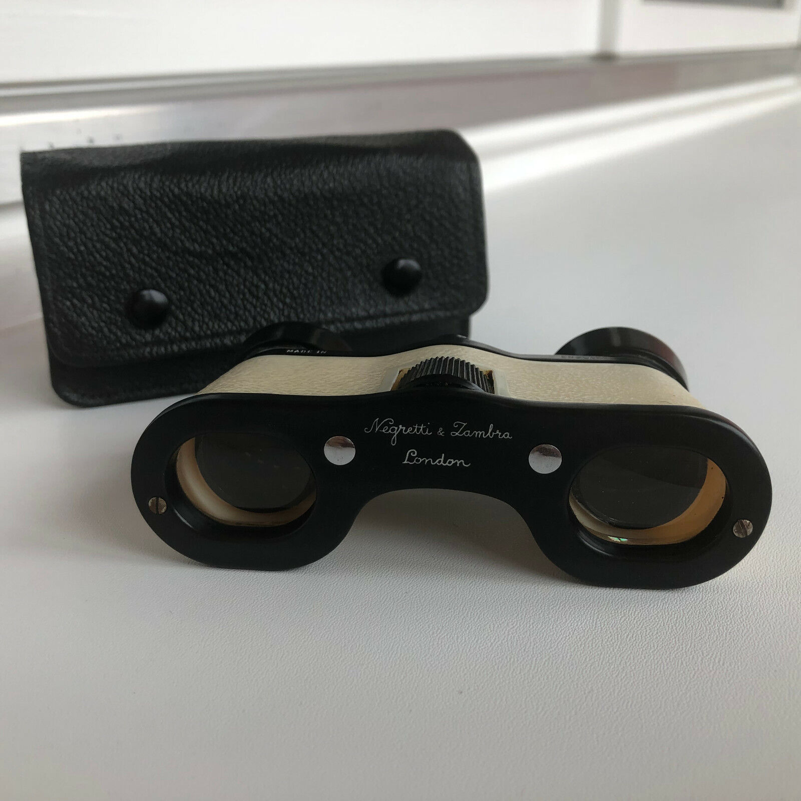 Negretti & Zambra London Opera Glasses Compact Vintage Binoculars Goedkoop, 100% nieuw!