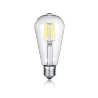 Trio Kolben Led Lampe E27 7W ⌀6,4Cm Klar Warmweiss Wie 60W 4017807288056