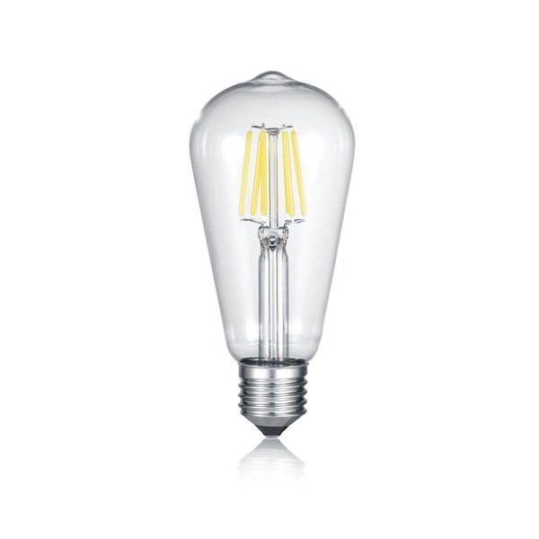 Trio Kolben Led Lampe E27 7W ⌀6,4Cm Klar Warmweiss Wie 60W 4017807288056-image