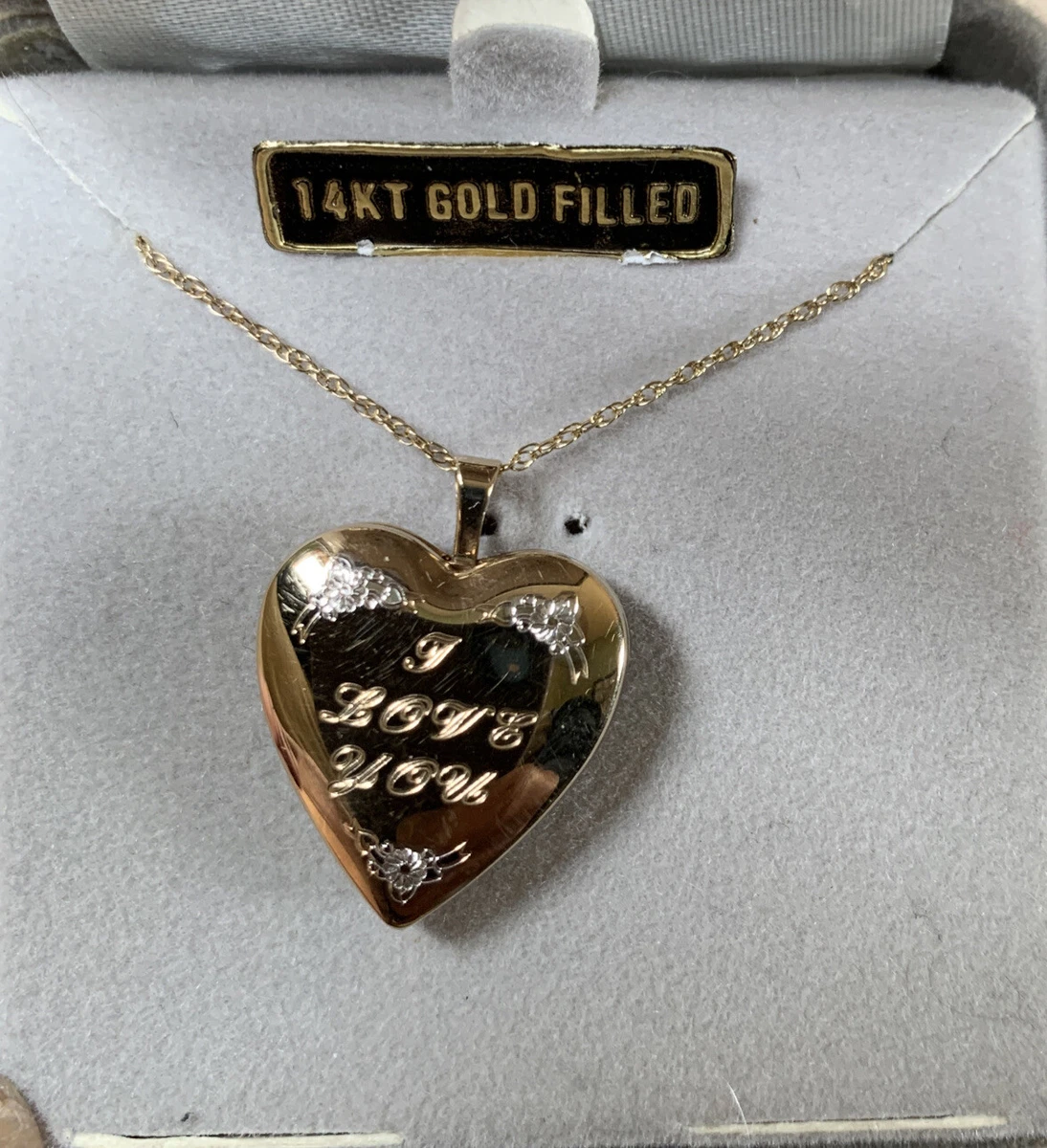 Gold filled heart locket deals
