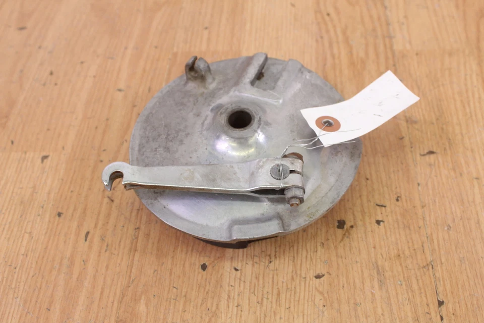 Yamaha DT1CMX 250 1970 placa de freno delantera - zapatas nuevas Foto 2 de 4