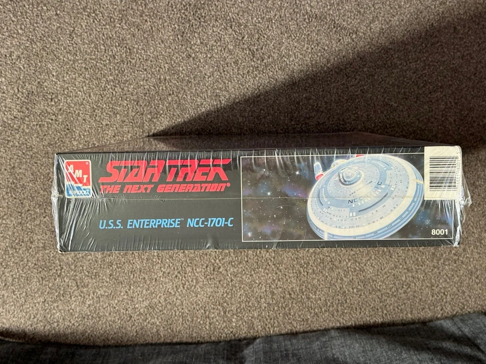 AMT STAR TREK THE NEXT GENERATION U.S.S. ENTERPRISE NCC-1701-C MODEL KIT, SEALED - Image 4 of 4
