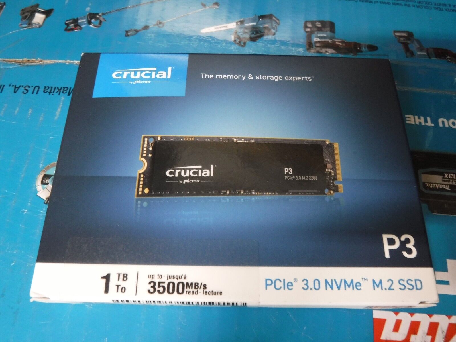 Crucial P3 M.2 500 Go PCI Express 3.0 3D NAND NVMe