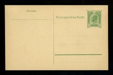 Postal Stationery Austria H&G #189 postal card Vintage 1906