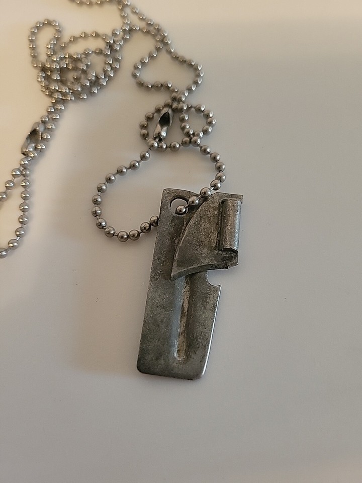 2 Vintage Vietnam Army National Guard Dog Tags Alexander Can Opener eBay