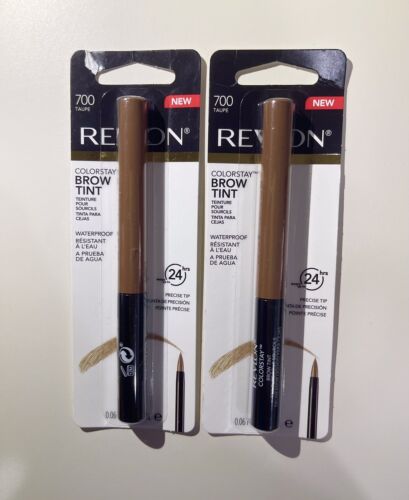 (2) Revlon ColorStay Waterproof Brow Tint Taupe 700 0.06 fl oz NEW - Picture 1 of 2