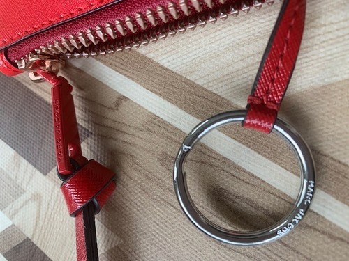 Marc Jacobs The Snapshot Top Zip Multi Wallet with Key Ring Coin Case Card Case - Picture 7 of 11