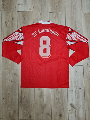 MASITA RETRO VINTAGE 80s 90s FOOTBALL SHIRT SOCCER JERSEY LONG