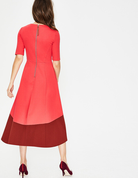 wren ponte midi dress