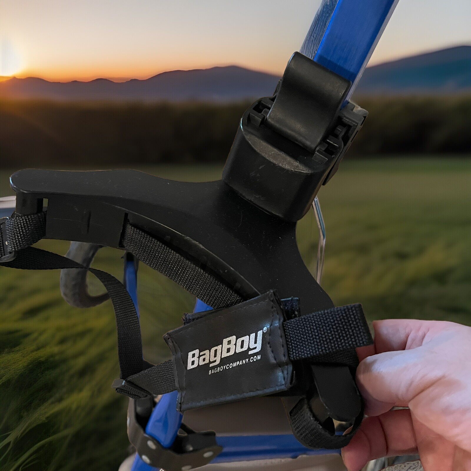 Bag Boy SC545 Golf Push Pull Cart, Blue Fully Collapsible eBay