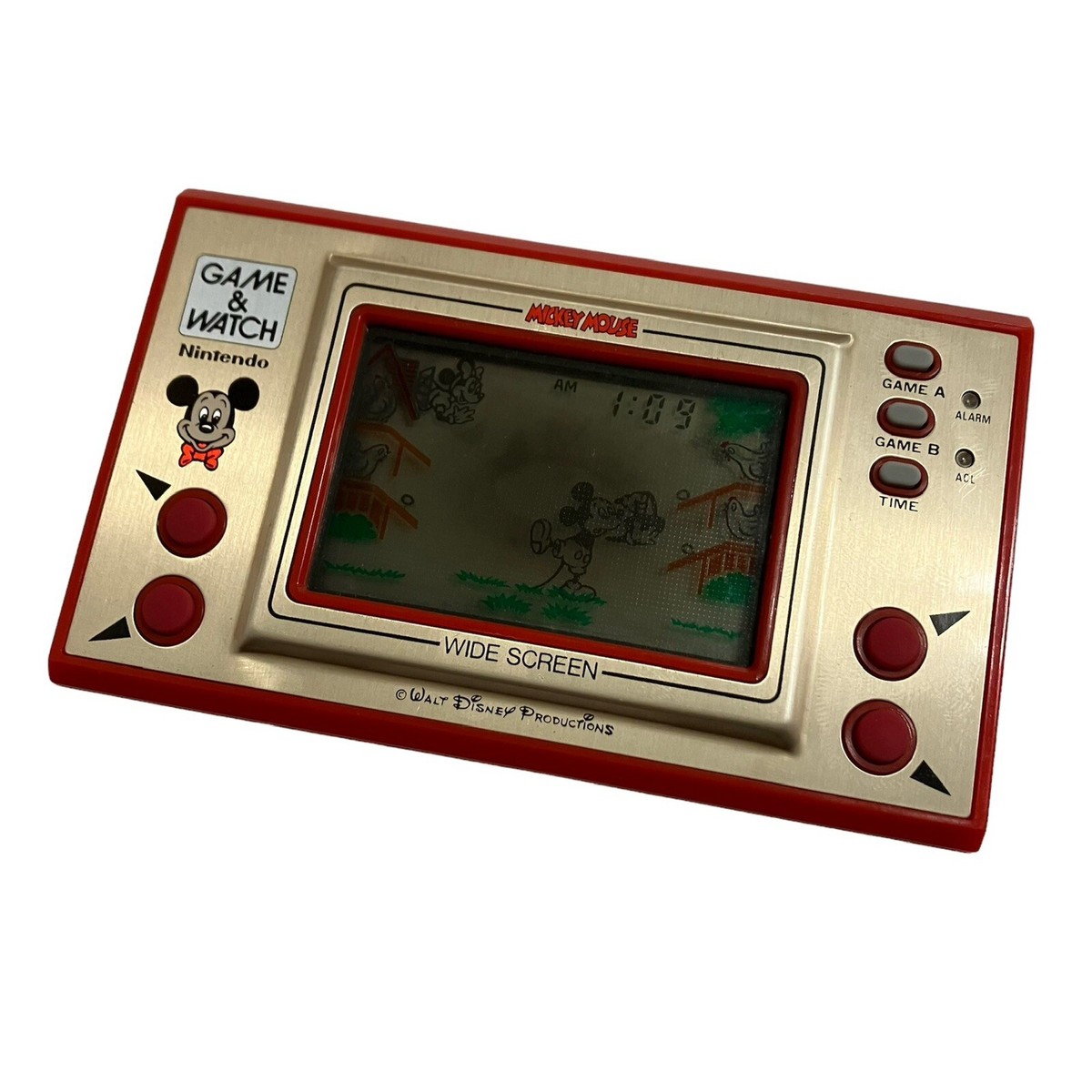 Vintage Nintendo Game & Watch Handheld Mickey Mouse MC-25