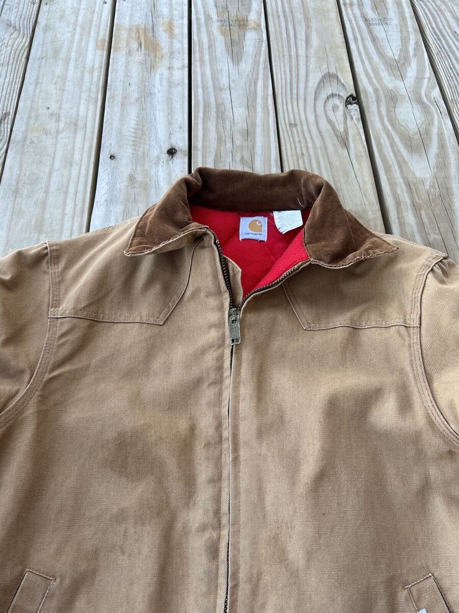 VTG 1992 Carhartt Santa Fe JQ176 Corduroy Collared Jacket VTG 1992 Carhartt Santa Fe JQ176 Corduroy Collared Jacket