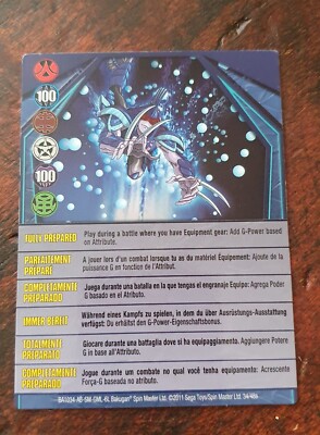 Bakugan Karte * FULLY PREPARED 
