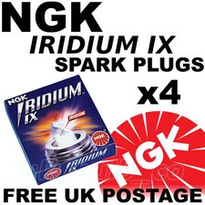 4x NGK IRIDIUM IX UPGRADE Spark Plugs FIAT STRADA 2.0 130TC ABARTH  No.4055