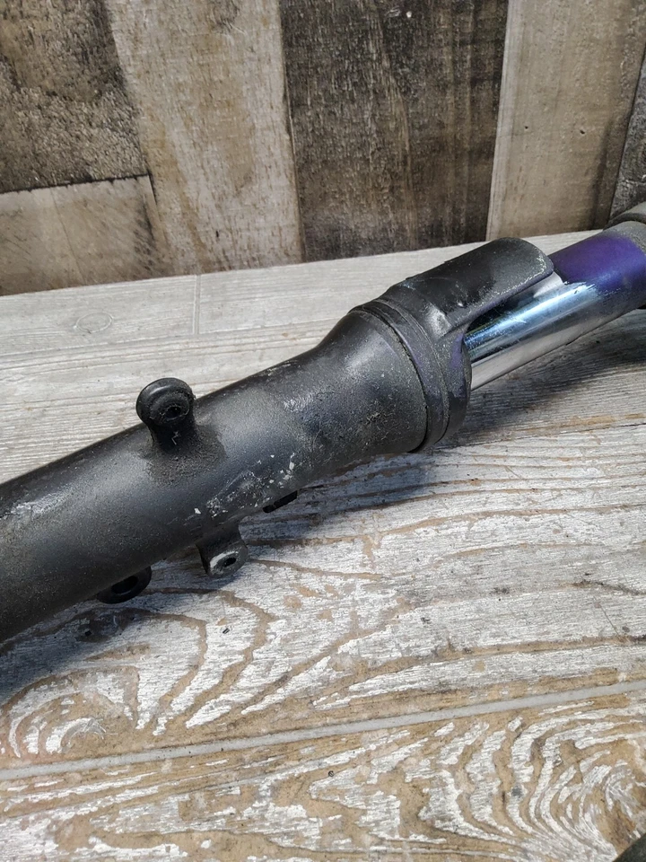 2008 08 06-09 Yamaha YZF-R6S R6S garfos dianteiros tubos de suspensão dobrados  - Imagem 4 de 4