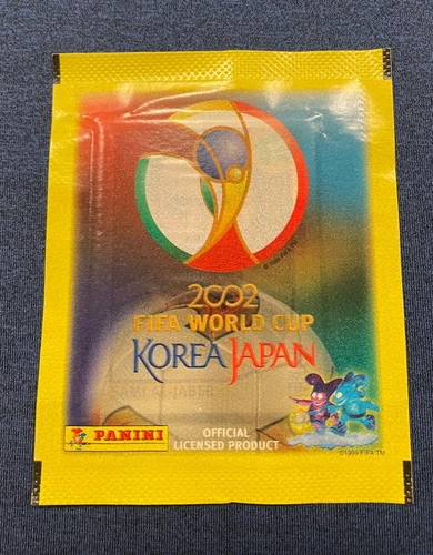 PANINI World Cup 2002 Giappone Corea del Sud Packet Bustine Bustine Pochette Pack