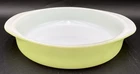 Vintage Pyrex 221 Lime Green 8 inch 2 Inch Ovenware Casserole Dish No Lid EUC