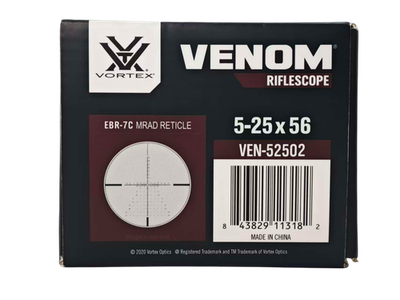 Vortex Venom 5-25x56 First Focal Plane EBR-7C MRAD Riflescope VEN