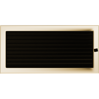 Kratki LüFtungsgitter 22X45 Galvanisches Gold Jalousie