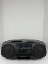 Sony CFD-V20 CD Cassette Recorder Player FM/AM Radio Boombox Tested Works