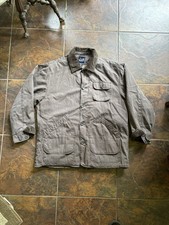Vintage Faded Dark Gray GAP Corduroy Collar Barn/Chore Jacket L 27x30