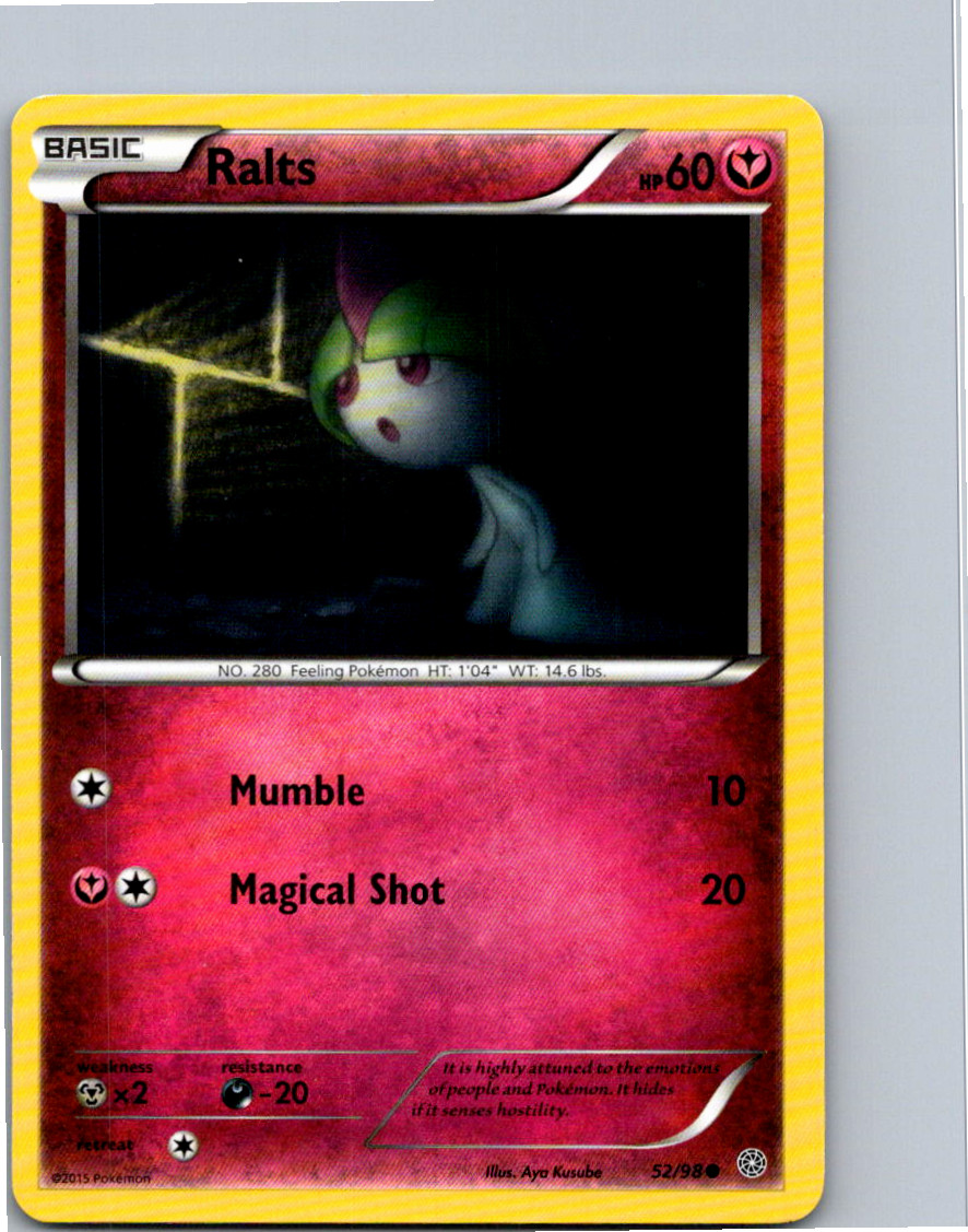 Ralts Common XY - Ancient Origins 52/98 NM