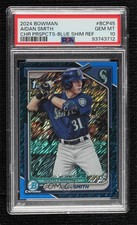 2024 Bowman Chrome Prospects Blue Shimmer Refractor /150 Aidan Smith PSA 10 0ti4