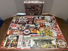 White Mountain Puzzle Fill Her Up Gas Station 1000 Pcs Shell Sinclair Conoco