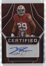 2024 Totally Certified Competitor Auto Mirror Red 35/100 Talanoa Hufanga 1o6w