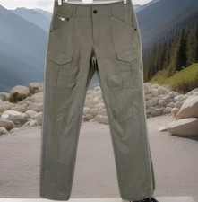 Kuhl Silencr Kargo Pants  Mens 38x30 KHAKI Ripstop Hiking  Trail Lightweight  
